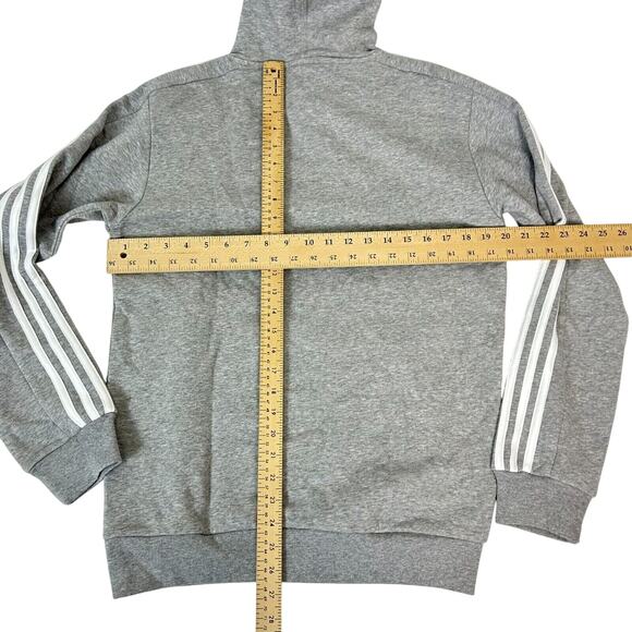 adidas Men's Essentials 3-Stripes Fleece Full-Zip Hoodie lot of (2) Size S L40 - Picture 4 of 10